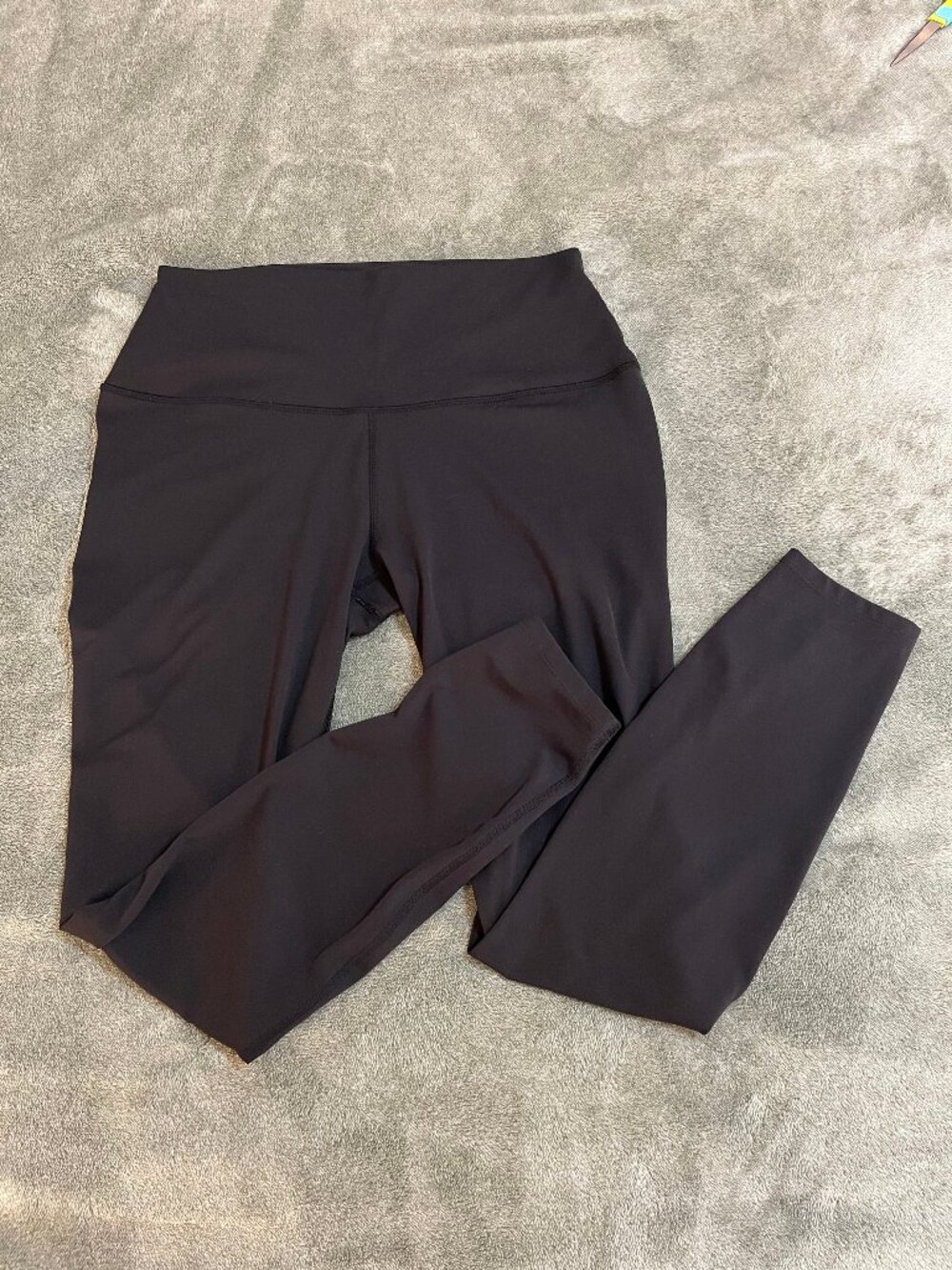 Varley Let’s Move High Rise Leggings Black Minimal Seam Buttery Soft Athleisure
